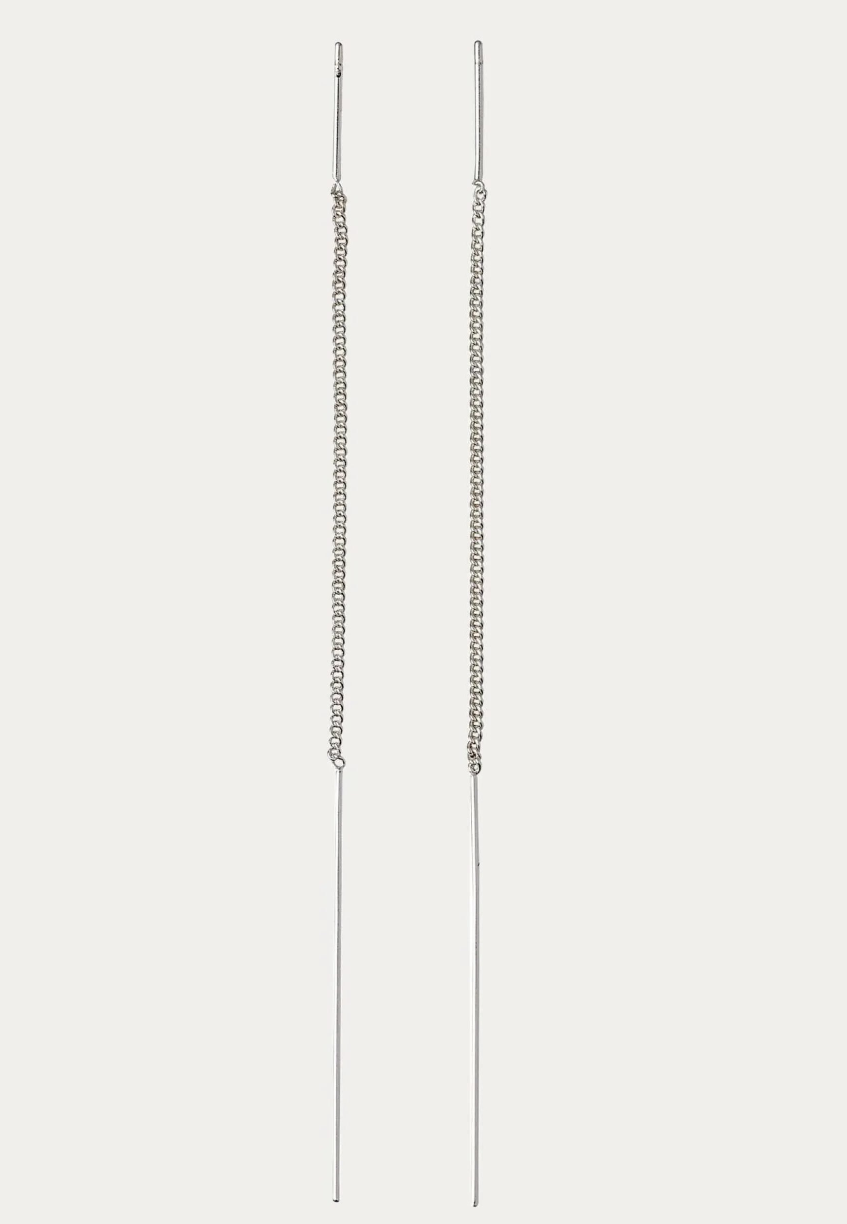 Tahoe Chain Earrings Silver-pl