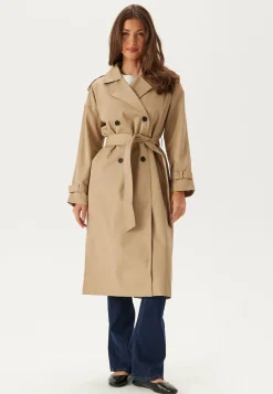 Viaddison L/S LONG TRENCHCOAT