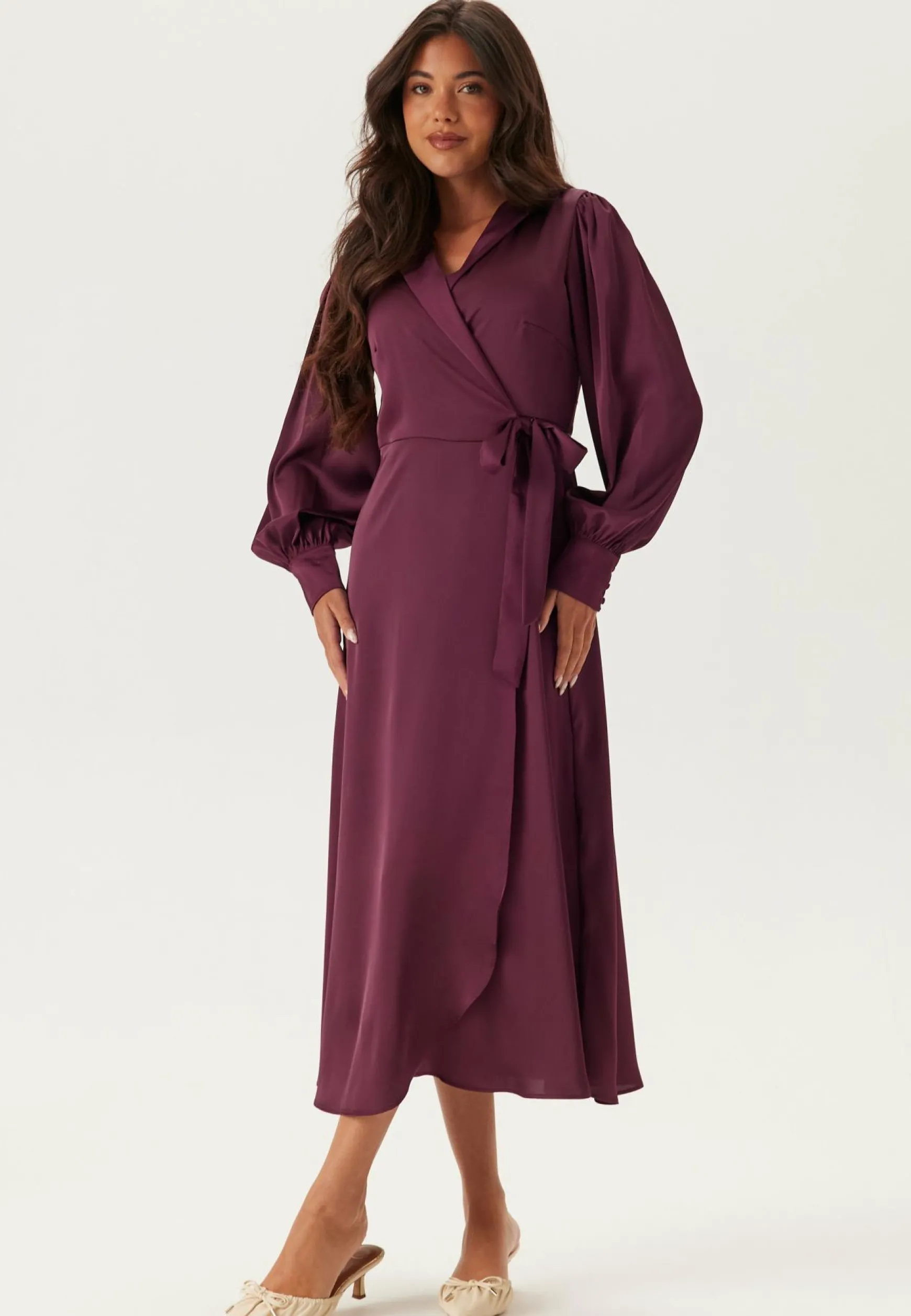 Vienna Ravenna L/S Ankle Wrap Dress