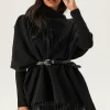 Vifjolira High Neck Poncho