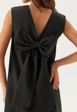 Vigery O-neck S/L SHORT DRESS