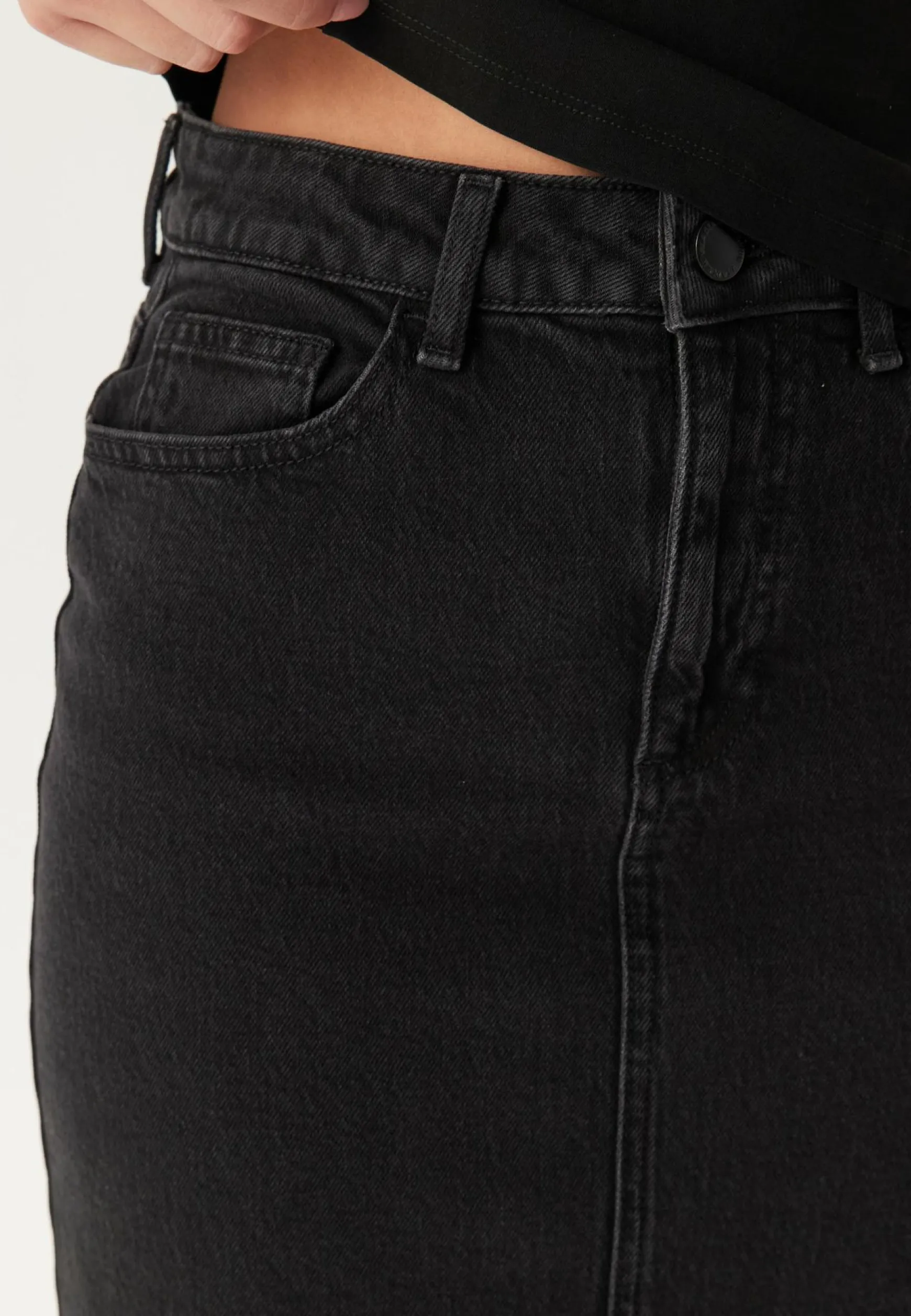 Vijaf Hw Midi Denim Skirt-noos