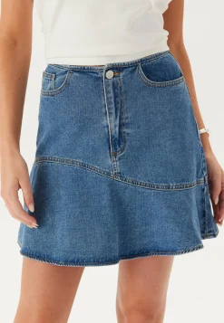 Vijessie Rw Short Denim Skirt