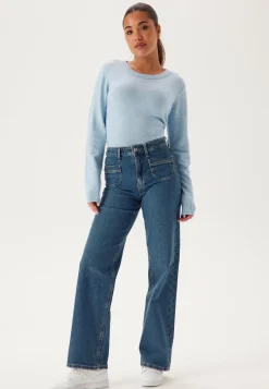 Viril O-neck L/S Knit Top