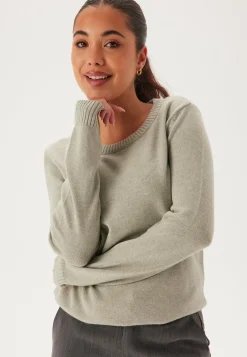 Viril O-neck L/S Knit Top