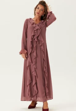 Vmholly Ls Flounce Ankle Dress