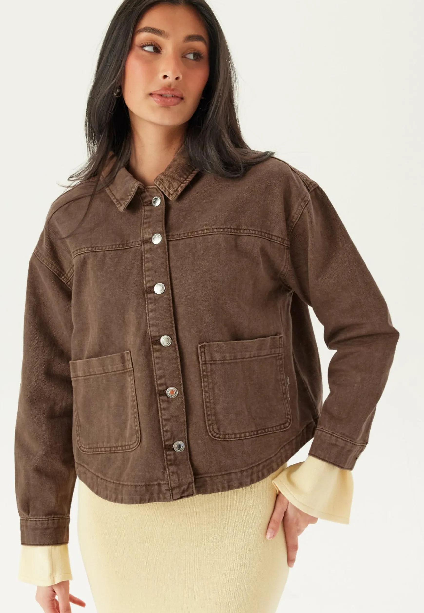 Vmjamie Ls Denim Shacket Mix N