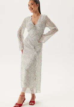 V-Neck Frill Dress