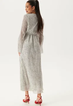 V-Neck Frill Dress
